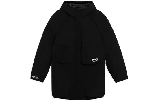 Спортивная баскетбольная коллекция пуховик мужской черный Lining, черный