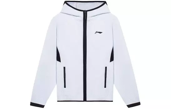 Спортивная баскетбольная коллекция Толстовка унисекс белая Lining, белый