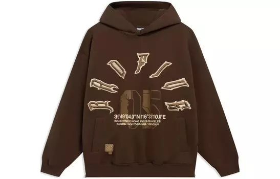 Спортивная баскетбольная коллекция Толстовка унисекс Земляной коричневый Lining, коричневый