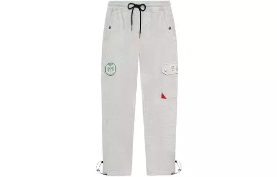 Спортивная баскетбольная коллекция трикотажные спортивные штаны мужские серые Lining, серый