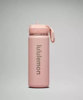 Спортивная бутылка Back to Life 0,53 л Lululemon, розовый