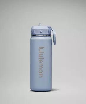 Спортивная бутылка Back to Life 0,53 л Lululemon, синий