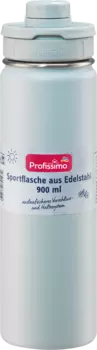 Спортивная бутылка из нержавеющей стали светло-синего цвета 900мл. Profissimo