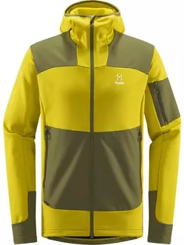 Спортивная флисовая куртка Haglfs Astral, лимон желтый