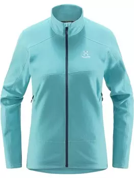 Спортивная флисовая куртка Haglfs Buteo, светло-синий