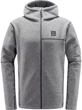 Спортивная флисовая куртка Haglfs Swook, серый/антрацит