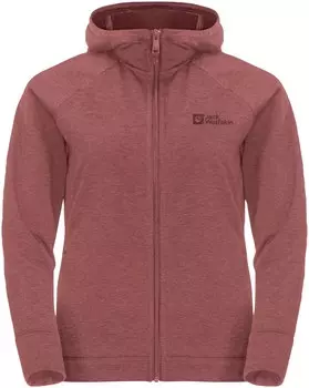 Спортивная флисовая куртка JACK WOLFSKIN Waldsee, каштановый