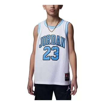 Спортивная футболка 23 basketball jersey 'white university blue' Air Jordan, белый
