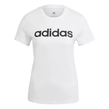 Спортивная футболка Adidas, белый/черный