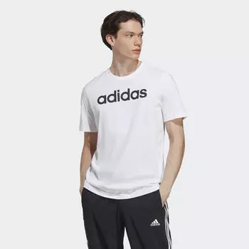 Спортивная футболка Adidas, белый/черный