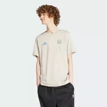 Спортивная футболка Adidas, бежевый