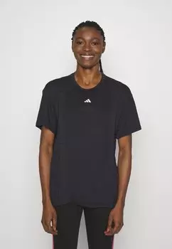 Спортивная футболка Adidas, черно-белый