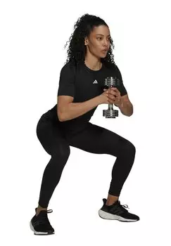 Спортивная футболка Adidas, черно-белый