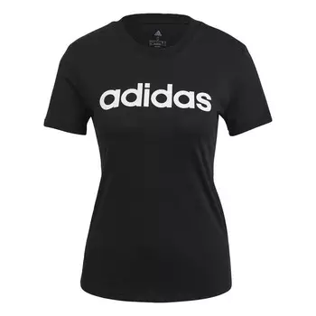 Спортивная футболка Adidas, черный/белый