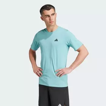 Спортивная футболка Adidas, цвет aquamaringrn/schwarz