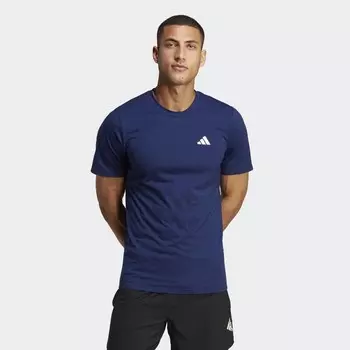 Спортивная футболка Adidas, цвет dunkelblau/weiss