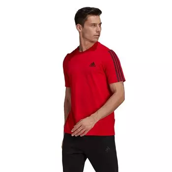 Спортивная футболка adidas Essentials Cut 3 Stripes, красный