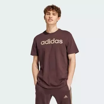 Спортивная футболка Adidas, коричневый