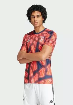 Спортивная футболка adidas Performance, цвет night indigo semi solar red