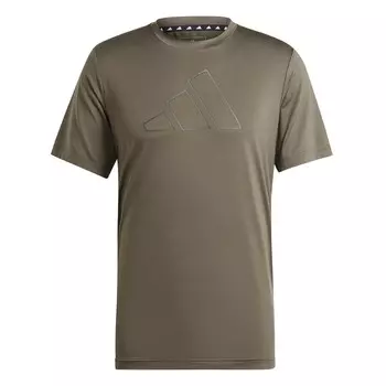 Спортивная футболка ADIDAS PERFORMANCE Performance, коричневый