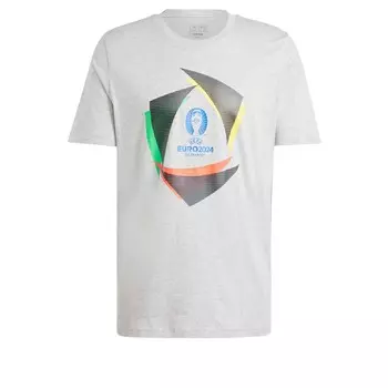 Спортивная футболка Adidas, пятнистый серый