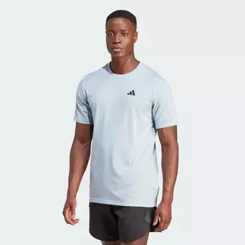 Спортивная футболка Adidas, синий/черный