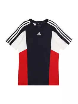 Спортивная футболка ADIDAS SPORTSWEAR Performance Colorblock 3-Stripes Fit, черный