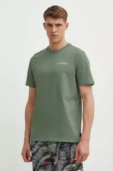 Спортивная футболка adidas TERREX, зеленый