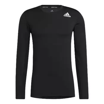 Спортивная футболка Adidas Training Running Sports Long Sleeves Black, Черный