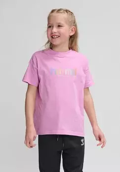 Спортивная футболка AGNES SS Hummel, цвет pastel lavender