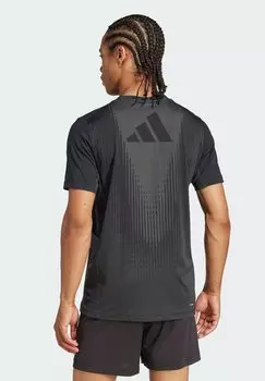 Спортивная футболка AIRCHILL adidas Performance, черный