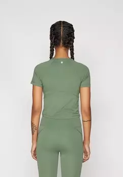 Спортивная футболка ALL DAY ACTIVE CROPPED Sweaty Betty, зеленый