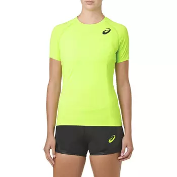 Спортивная футболка Asics Moving Short Sleeve, зеленый