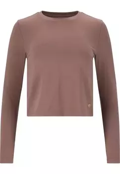 Спортивная футболка Athlecia, коричневый