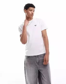 Спортивная футболка Barbour Essential белого цвета