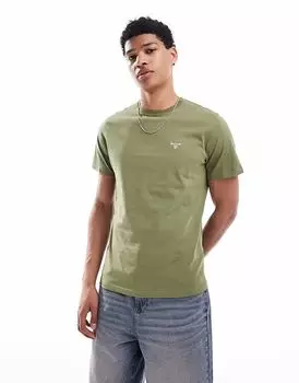 Спортивная футболка Barbour Essential цвета хаки