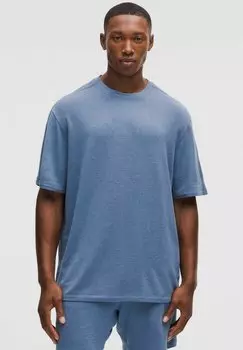 Спортивная футболка BeCalm Relaxed-Fit Short Sleeve lululemon, синий