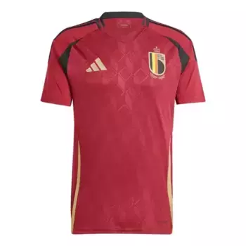 Спортивная футболка belgium 24 home soccer jersey asia sizing 'burgundy' Adidas, бургундия