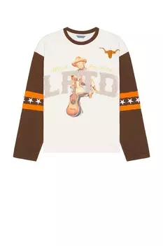 Спортивная футболка Belle от Lifted Anchors, white & brown