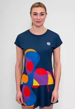 Спортивная футболка BIDI BADU, темно-синий