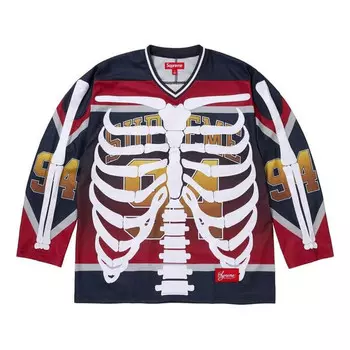 Спортивная футболка bones hockey jersey 'red white' Supreme, красный