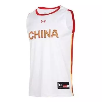 Спортивная футболка china basketball jersey 'white' Under Armour, белый
