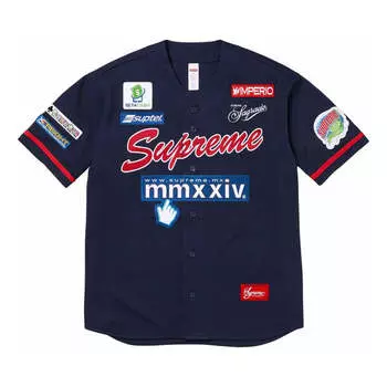 Спортивная футболка chosen one baseball jersey 'navy red' Supreme, синий