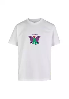 Спортивная футболка Cleptomanicx, белый