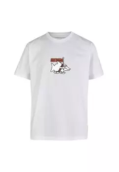 Спортивная футболка Cleptomanicx Guided Tour, белый