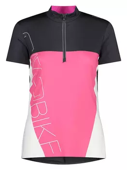 Спортивная футболка CMP Fahrradtrikot, цвет pink/schwarz