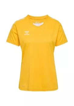 Спортивная футболка CORE Hummel, неоновый желтый