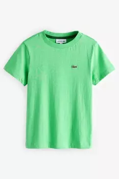 Спортивная футболка цвета морской волны Lacoste, зеленый