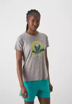 Спортивная футболка DAILY GRAPHIC LANDS Patagonia, цвет feather grey