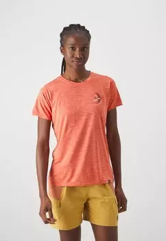 Спортивная футболка DAILY GRAPHIC LANDS Patagonia, цвет pimento red